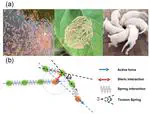 Spontaneous Stable Rotation of Flocking Flexible Active Matter